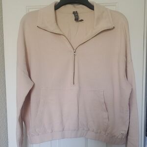 Vuori Cream Half Zip Sweatshirt